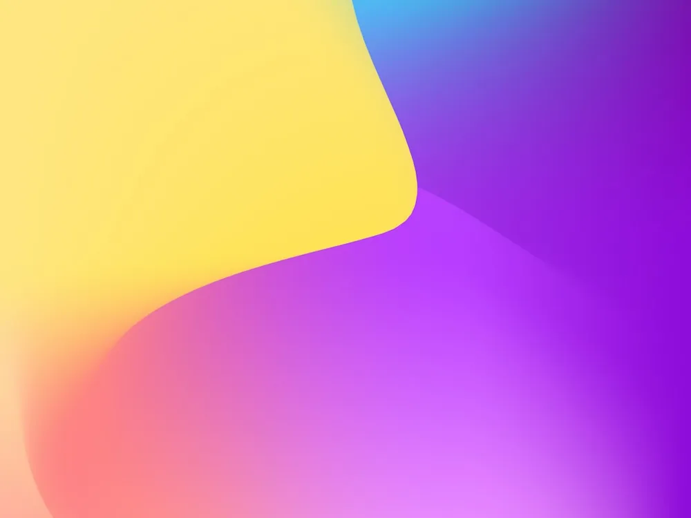 Abstract gradient with yellow and purple hues.