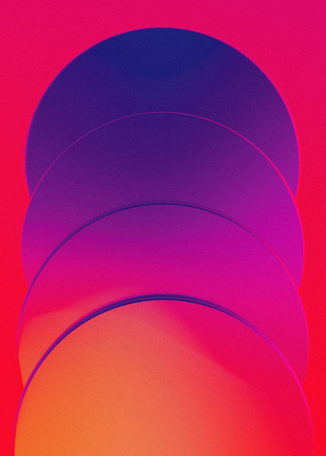 Colorful abstract gradient with overlapping circles.