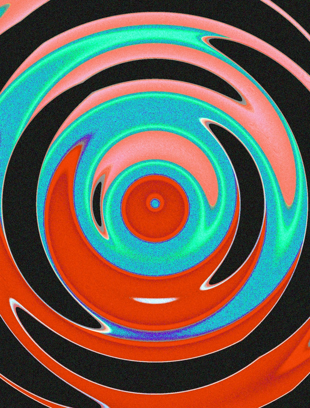 Colorful abstract spiral pattern