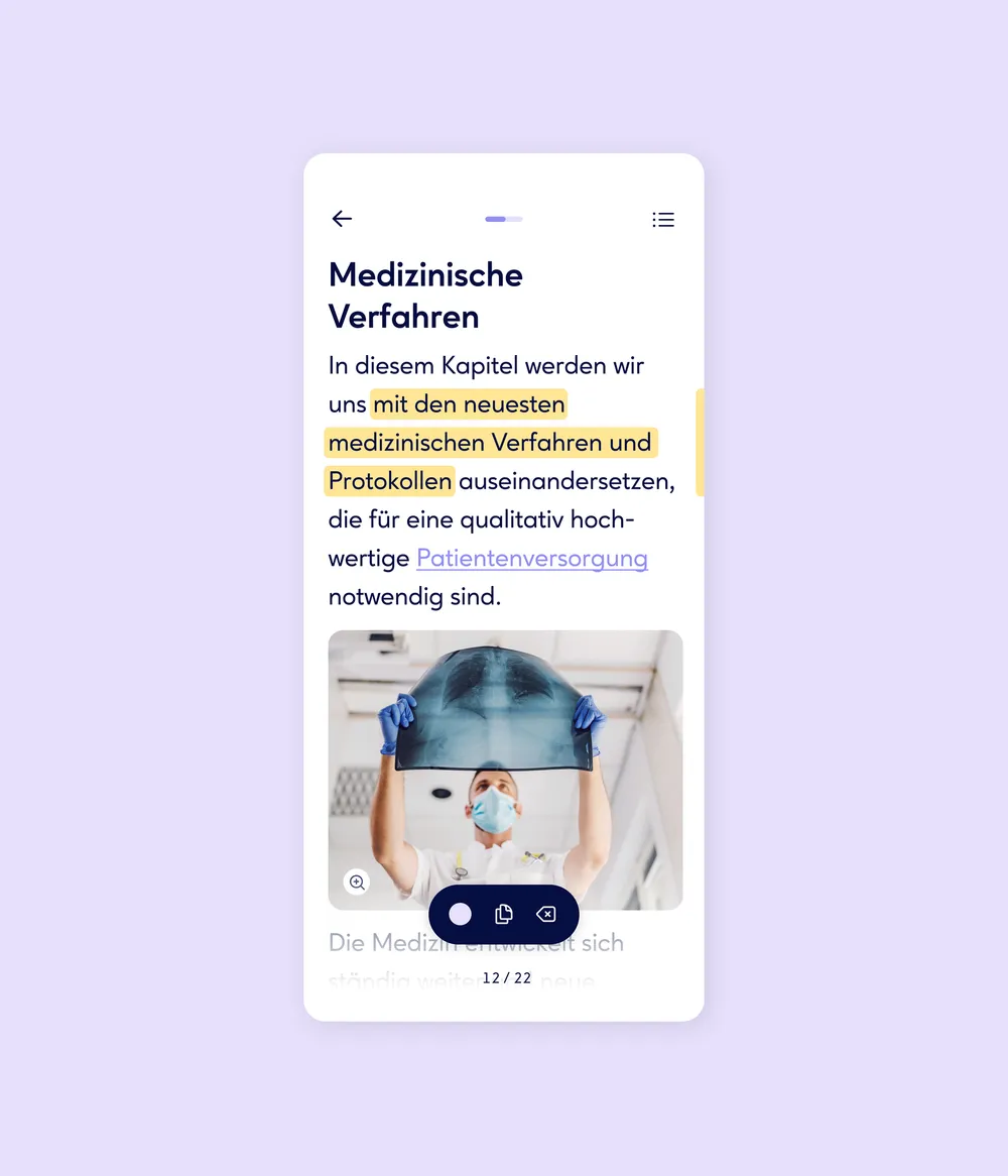 Medical professional examining an X-ray on a smartphone screen.